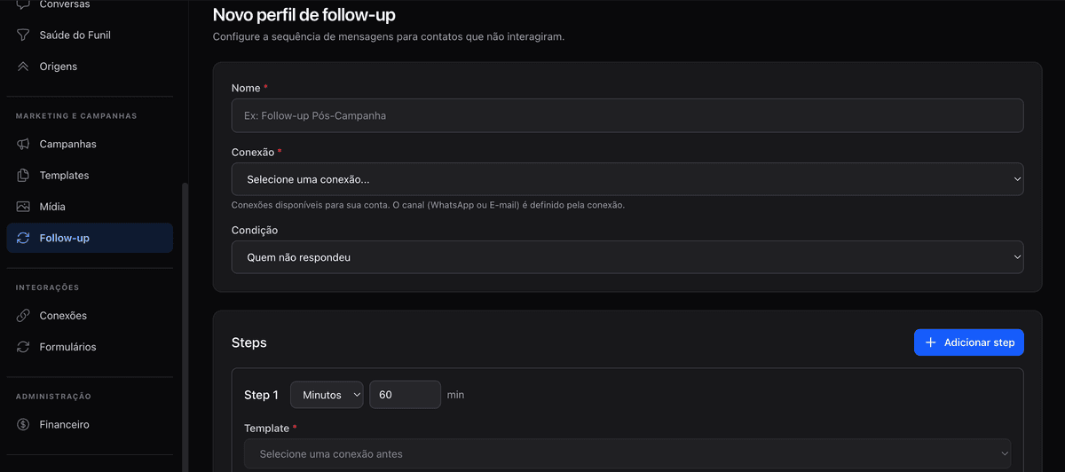 Follow-up automático